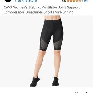 CW-X Women's Black Compression Shorts